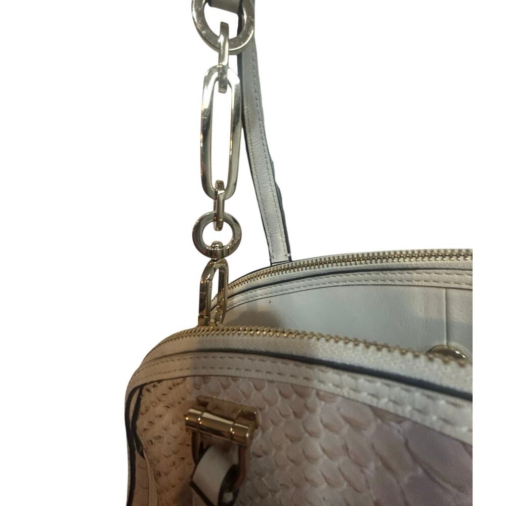 Coach Python Embossed Leather Bleecker Preston Sa… - image 4